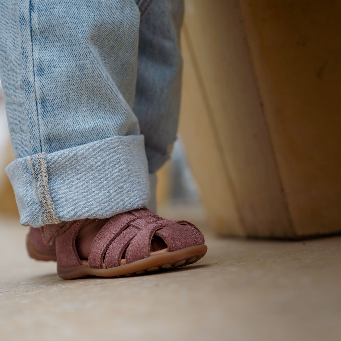 Bisgaard Sandaal Paars Velcro