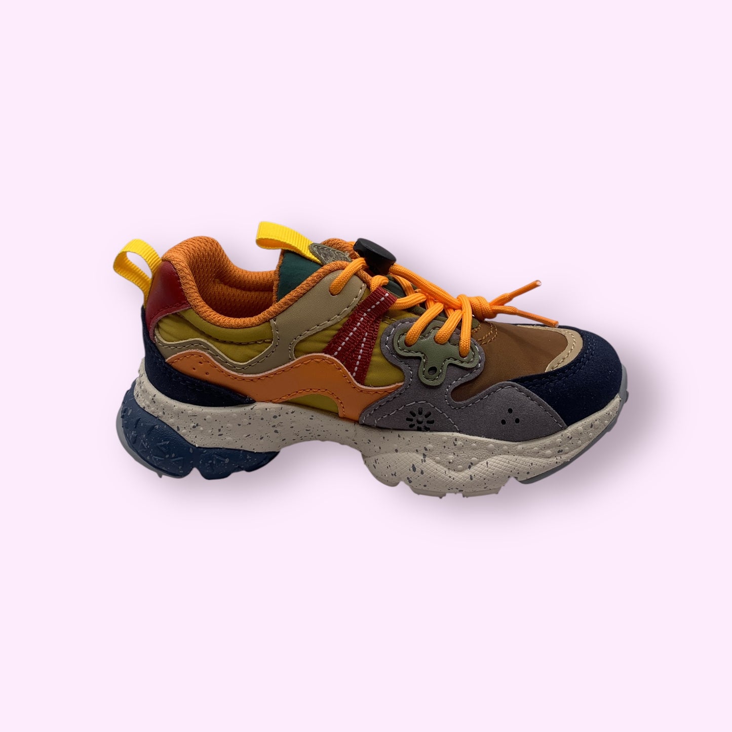 Flower Mountain - sneaker multi oranje veters