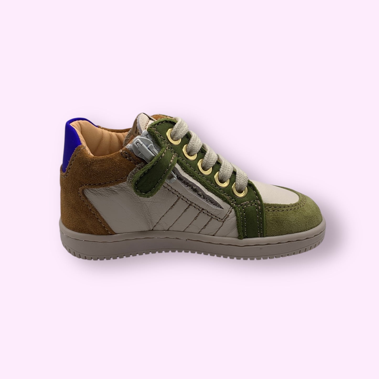 Ocra - sneaker multi groen/blauw