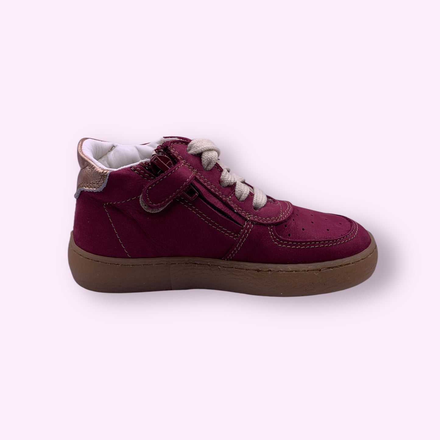 Ocra - sneaker roos strepen hoog