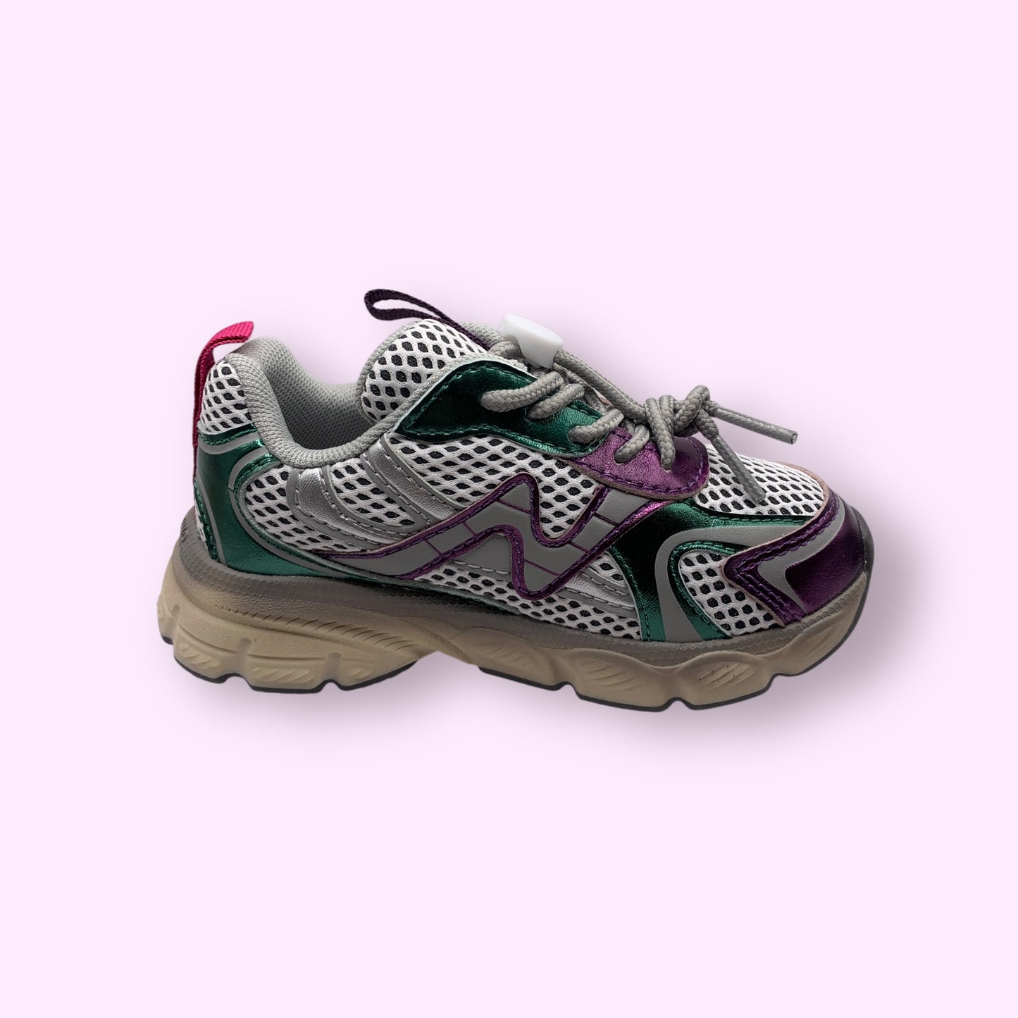 Naturino - wave sneaker paars/groen