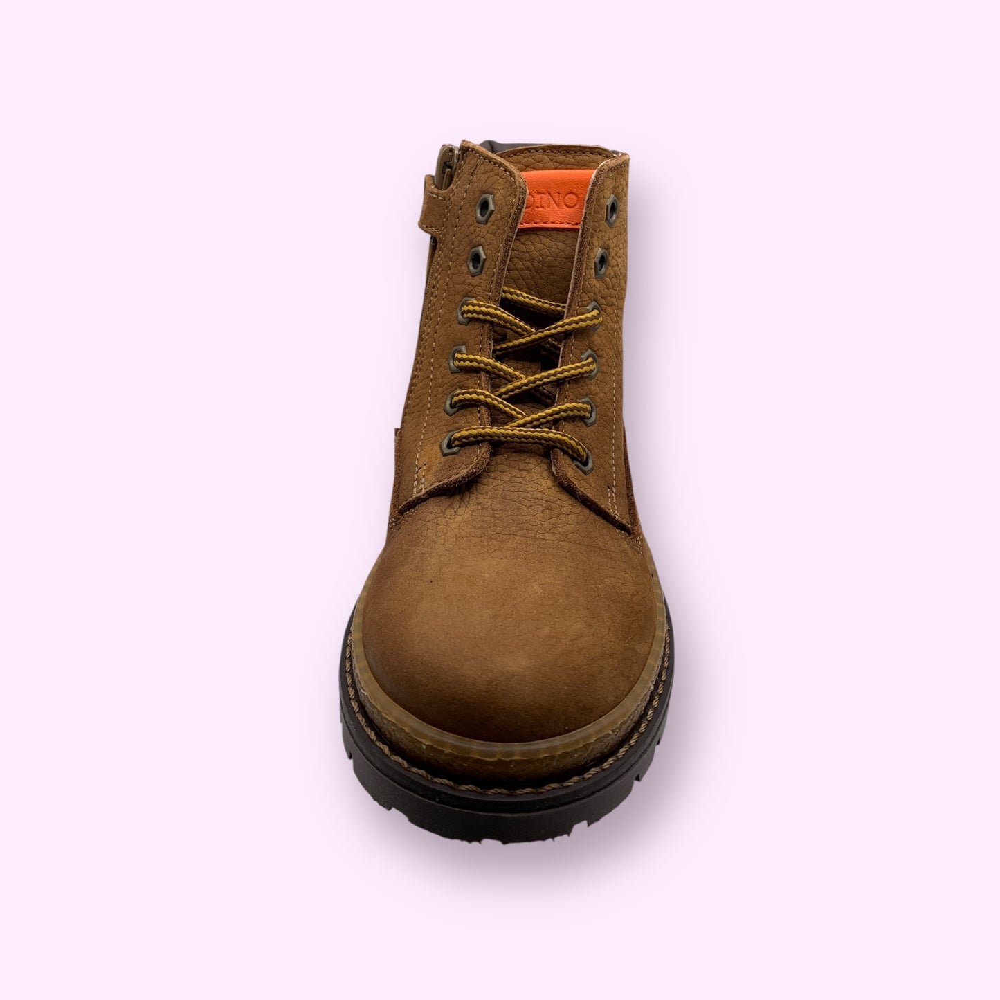 Poldino - bottine camel rits