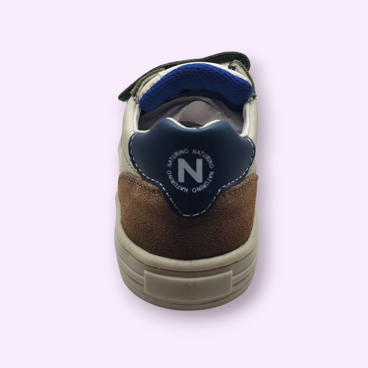 Naturino - sneaker velcro wit/grijs