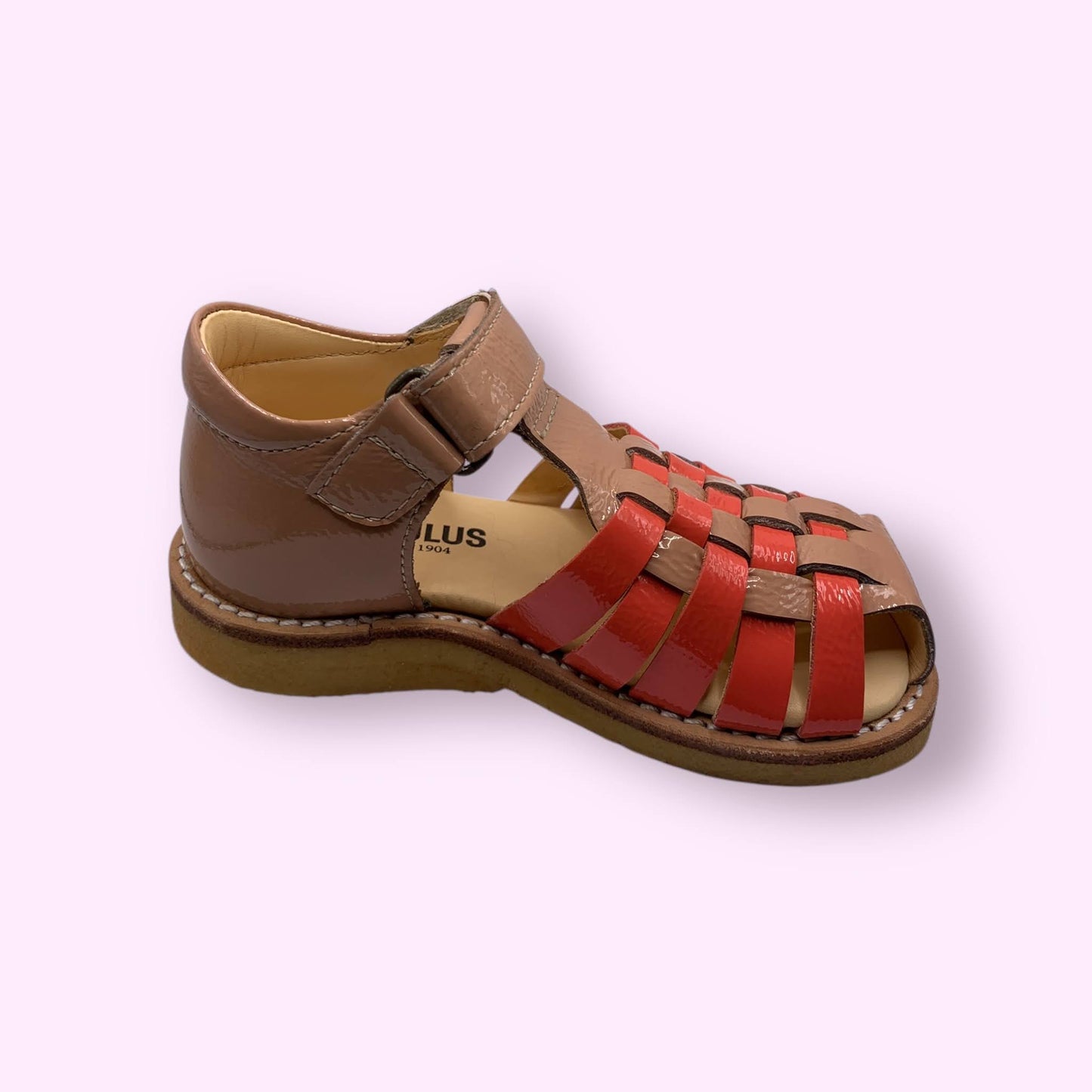 Angulus - sandaal beige/koraal
