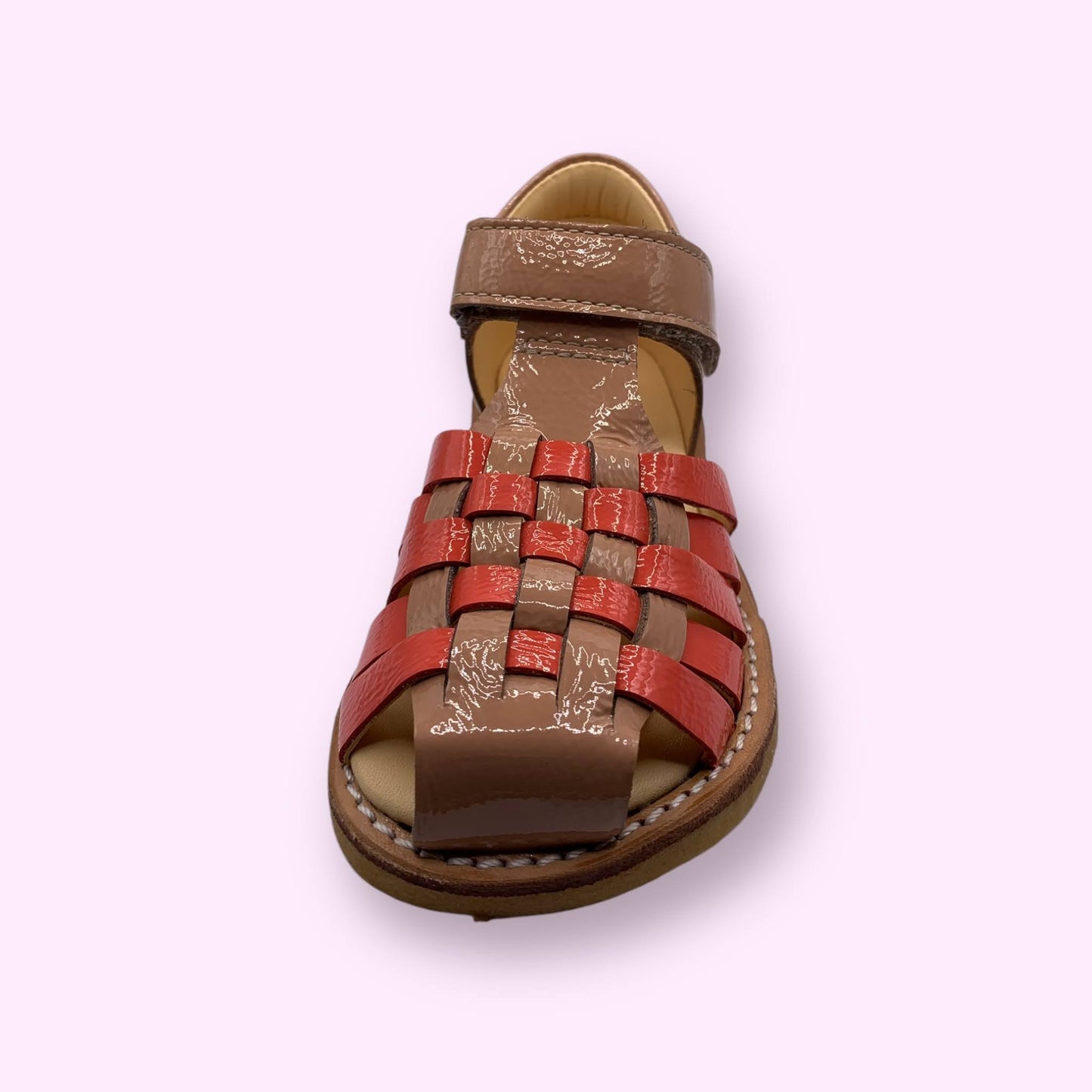 Angulus - sandaal beige/koraal