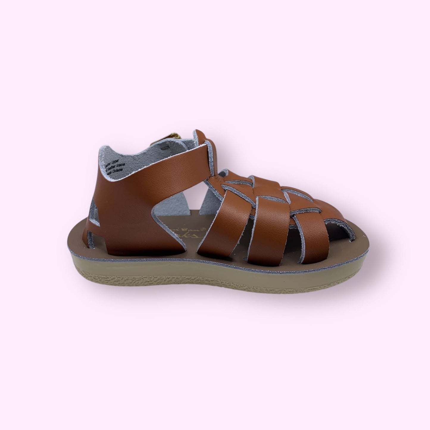 Salt water - shark sandaal tan