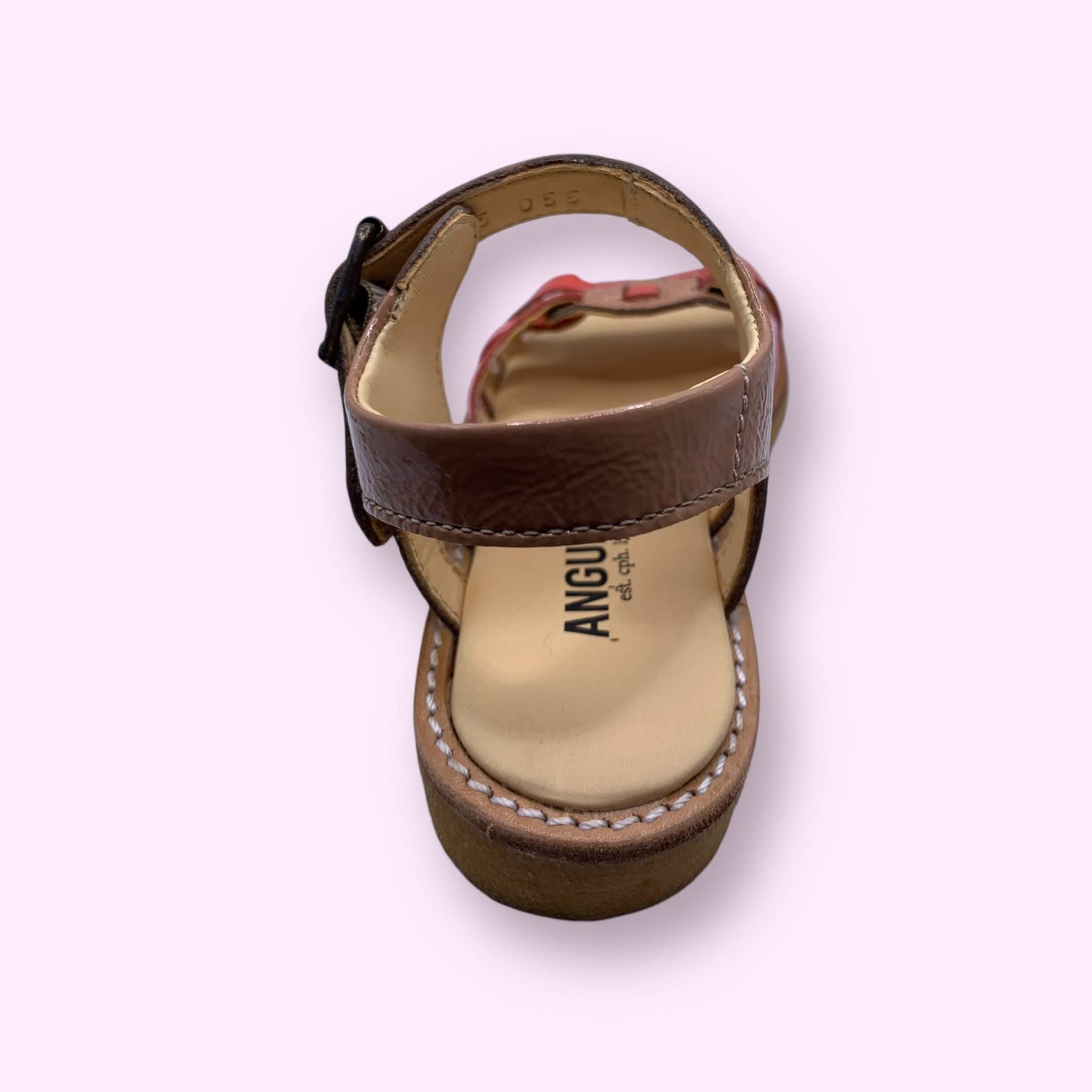 Angulus - sandaal koraal beige