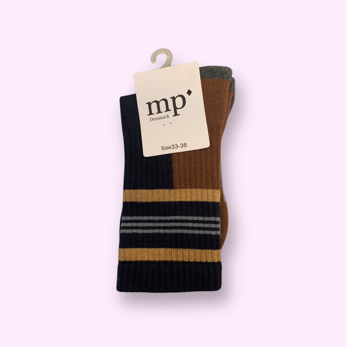 MP Denmark - donkerblauw/bruin strepen