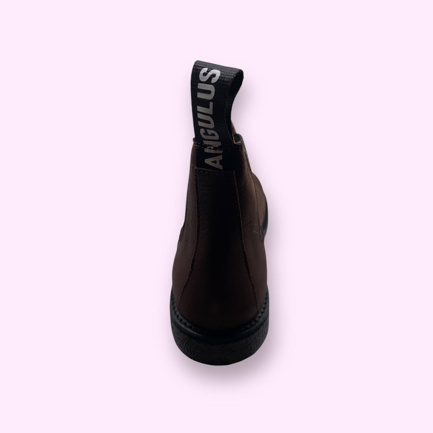 Angulus - chelsea boot donker logo