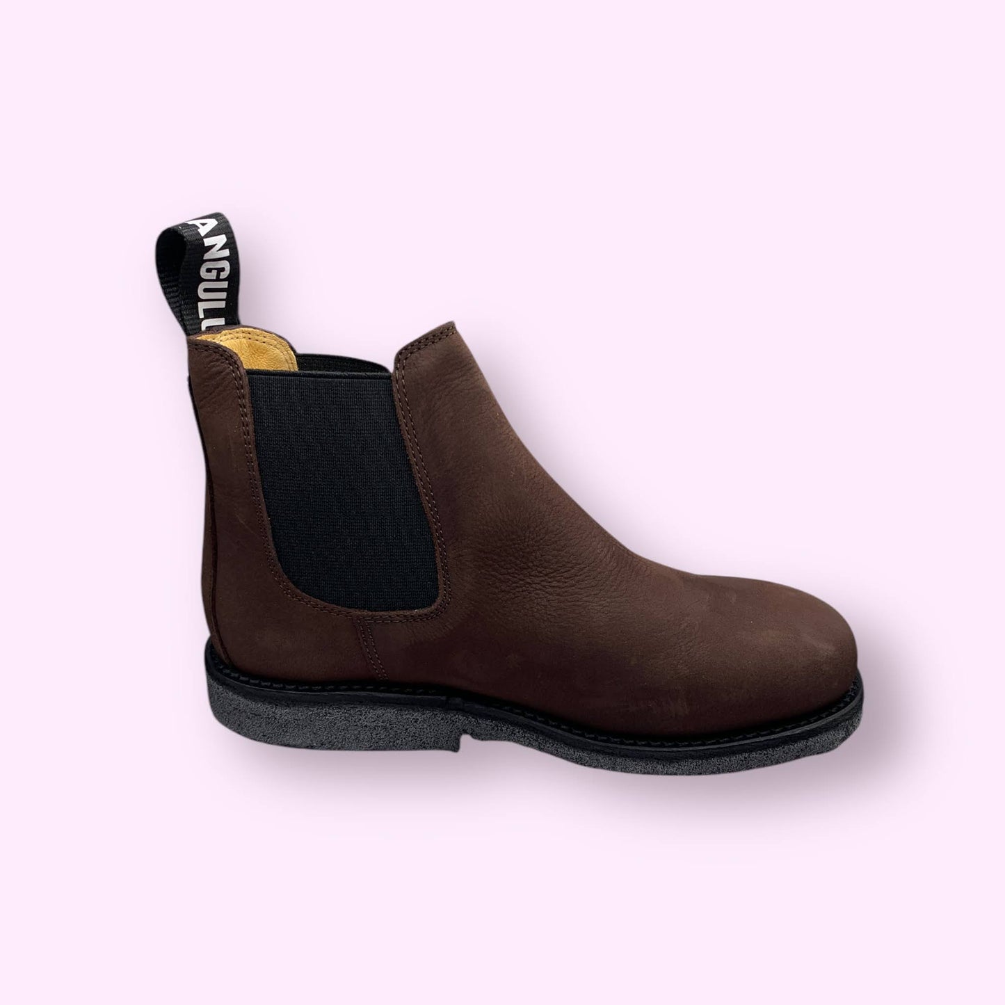 Angulus - chelsea boot donker logo