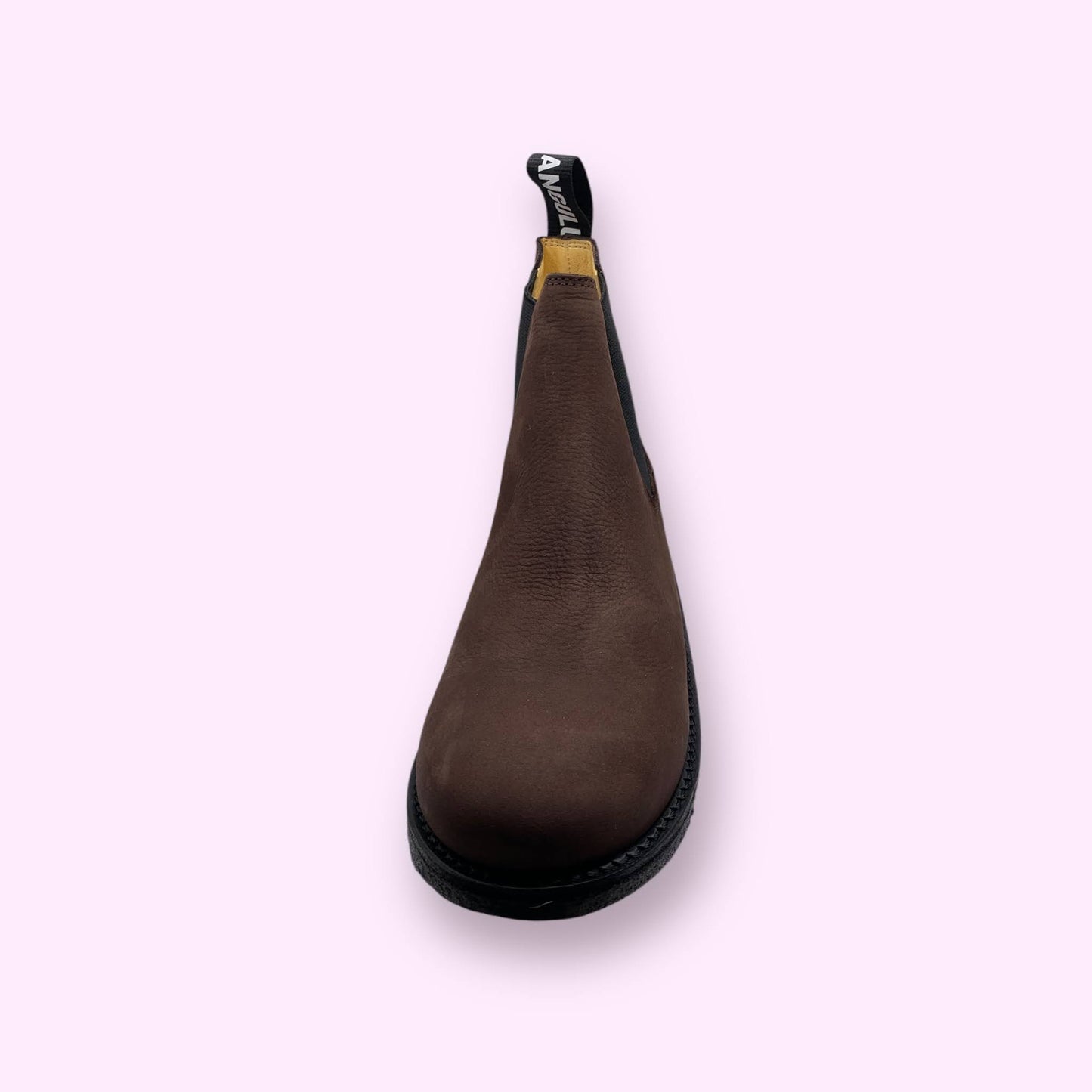 Angulus - chelsea boot donker logo