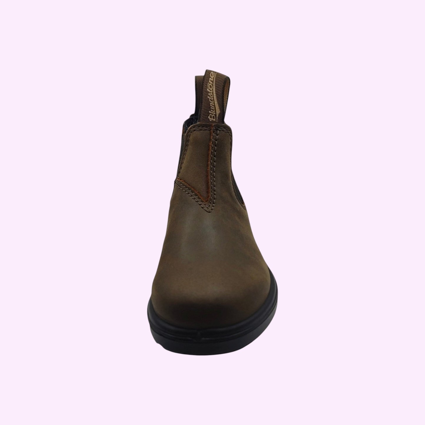 LOU kinderschoenen Blundstone chelsea boots voor kinderen in bruin leder met elastische zijpanelen en treklussen