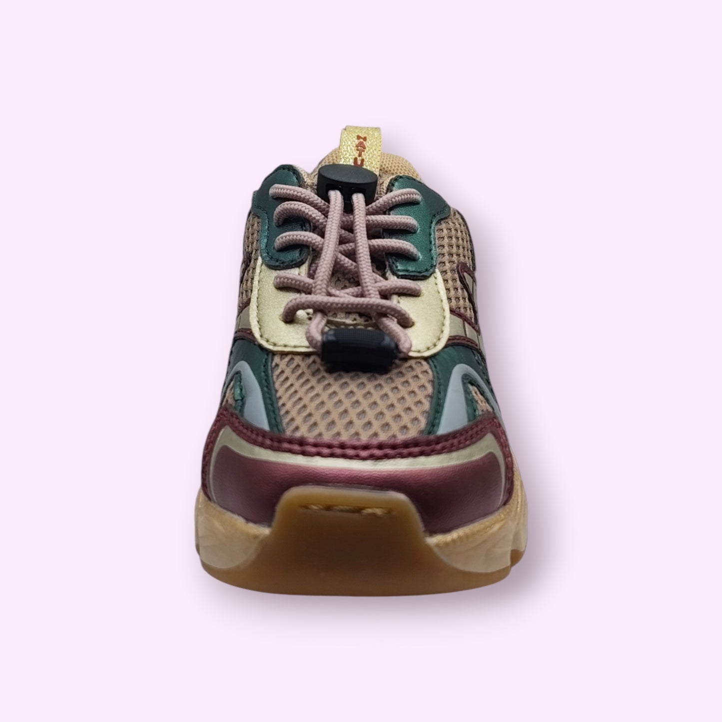 Naturino - wave sneaker paars/groen/oranje