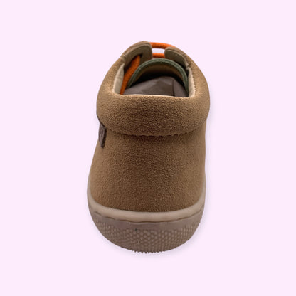 Naturino - cocoon barefoot blauw/groen oranje veters