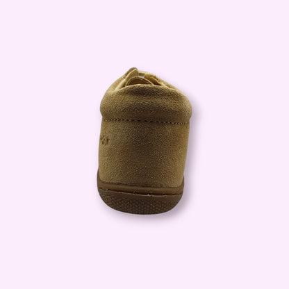 Naturino - cocoon beige suède glitterveters