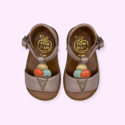 Pom d’Api - sandaal ijsje beige
