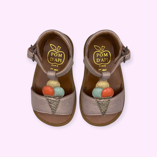 Pom d’Api - sandaal ijsje beige