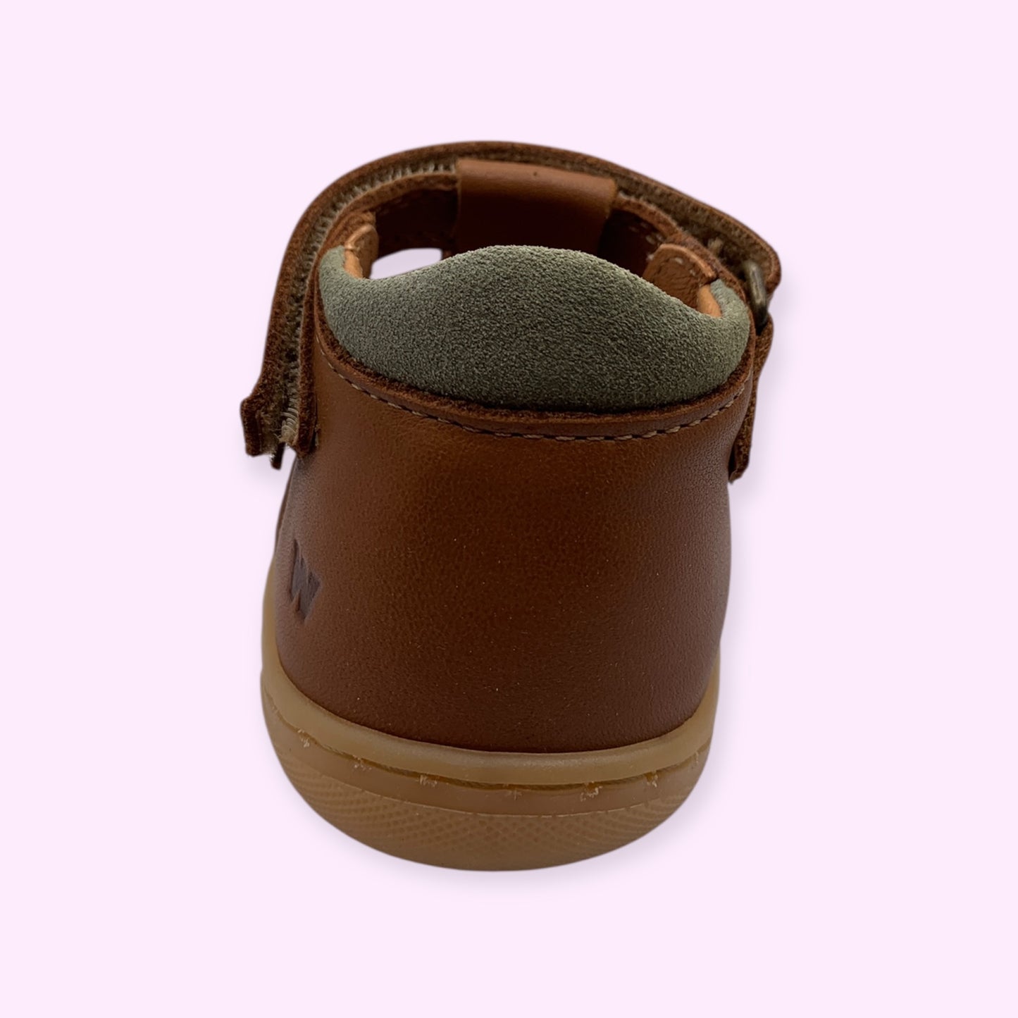 WHEAT - halfopen sandaal camel