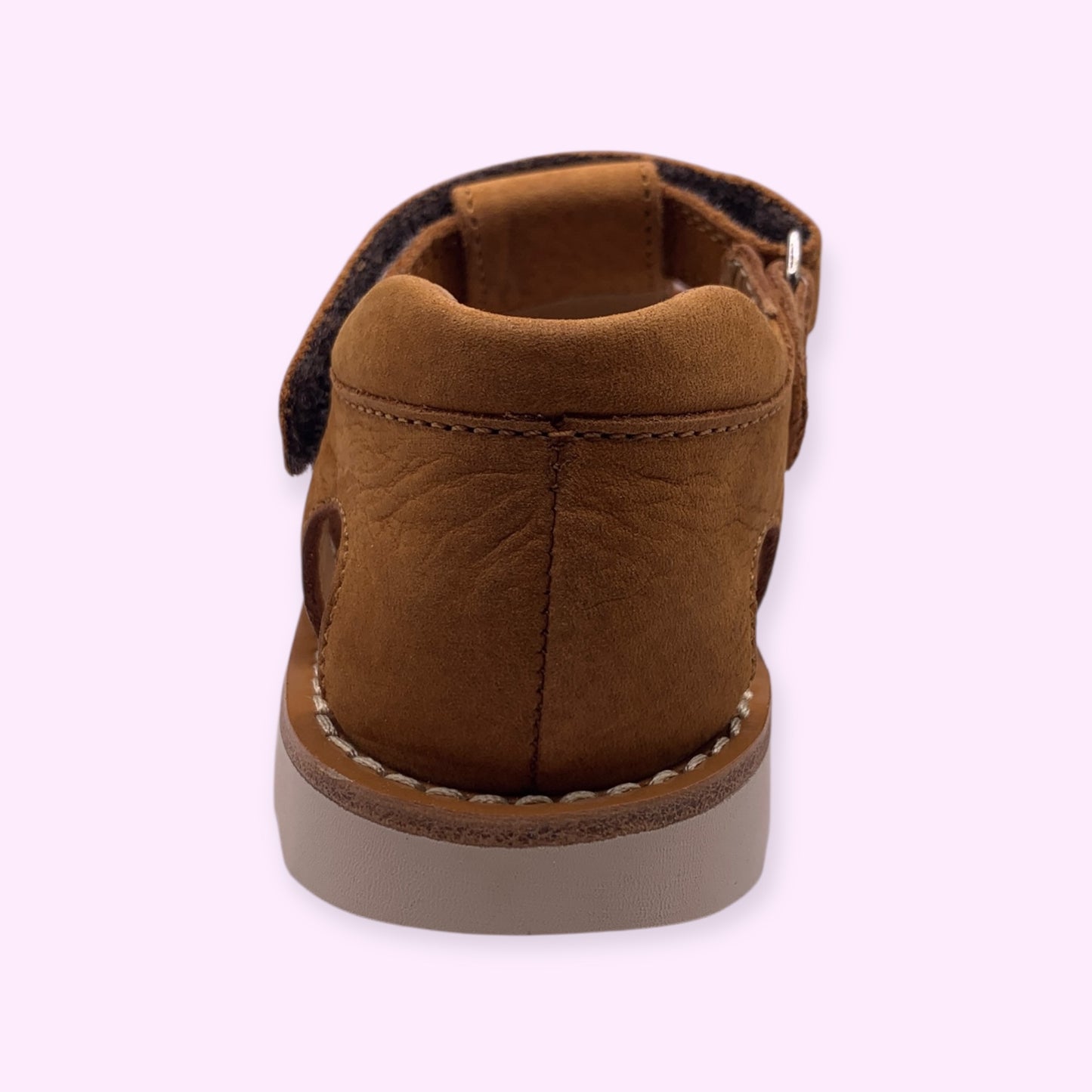 Pom d’Api - sandaal camel velcro