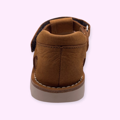 Pom d’Api - sandaal camel velcro