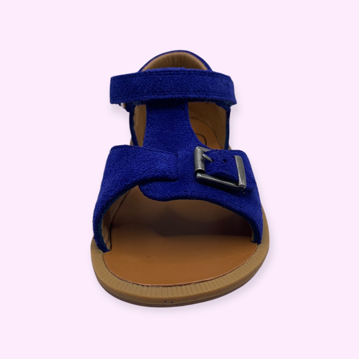 Pom d’Api - sandaal blauw velcro