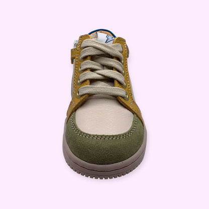 Ocra - sneaker groen, blauw & geel