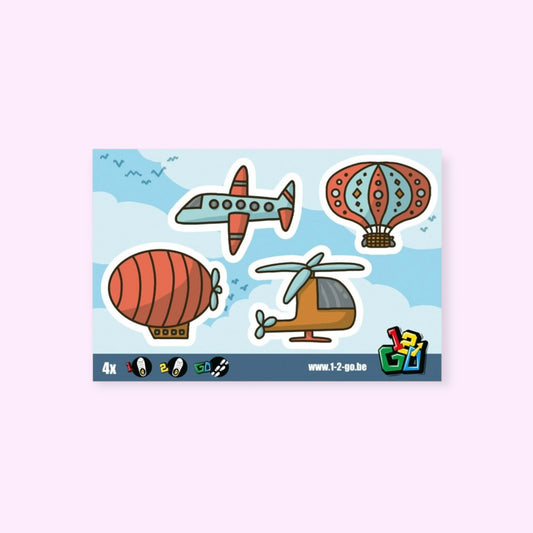 Schoenstickers luchtvoertuigen