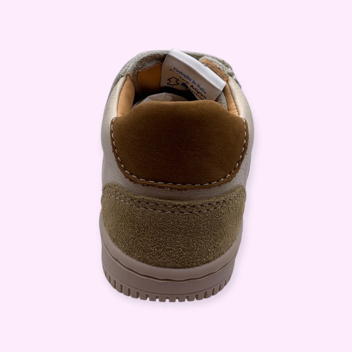 Ocra - sneaker camel velcro