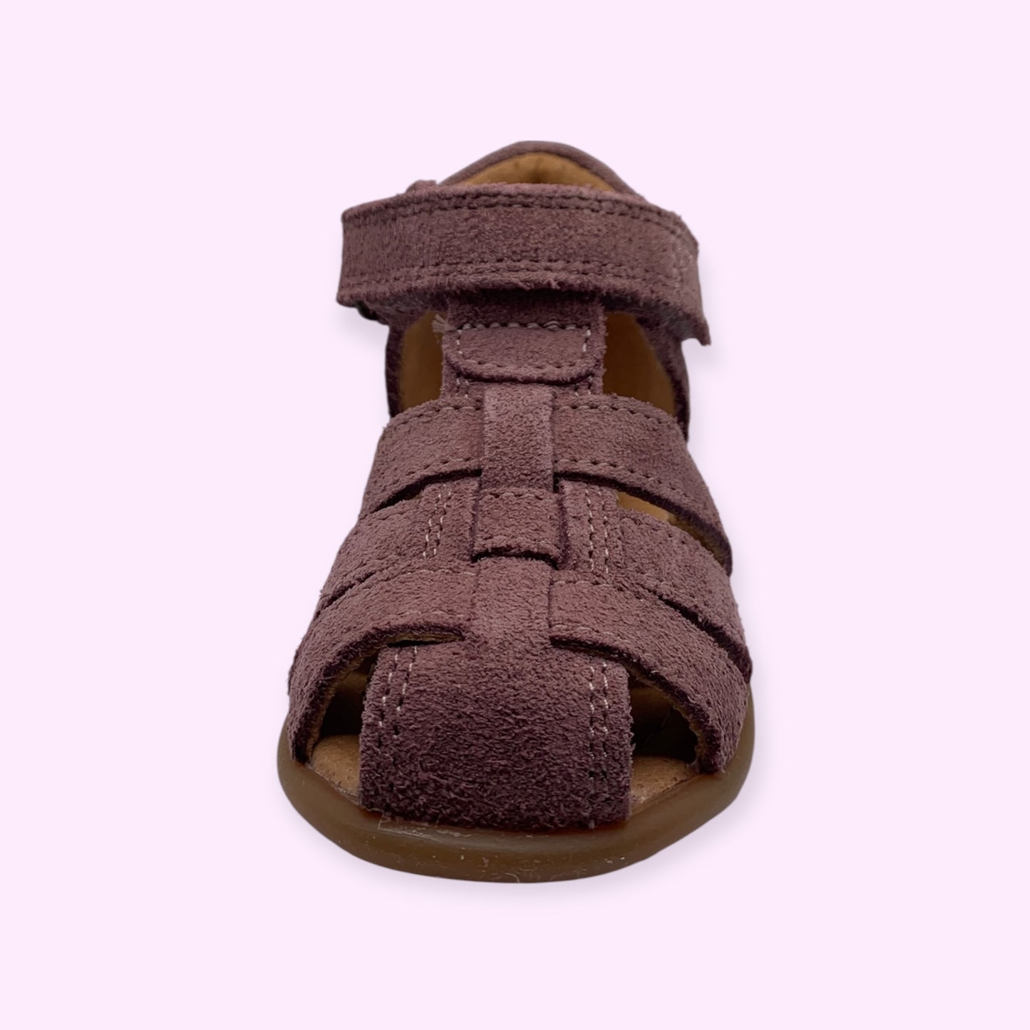 Bisgaard - sandaal paars velcro