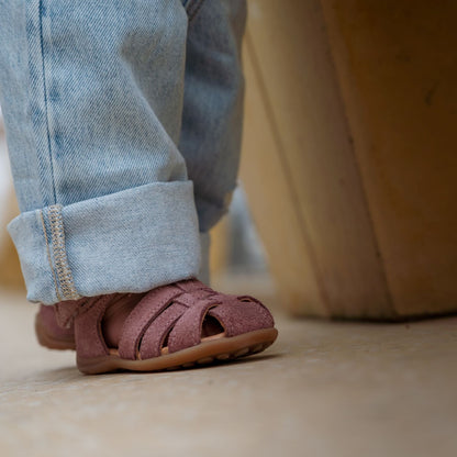 Bisgaard Sandaal Paars Velcro
