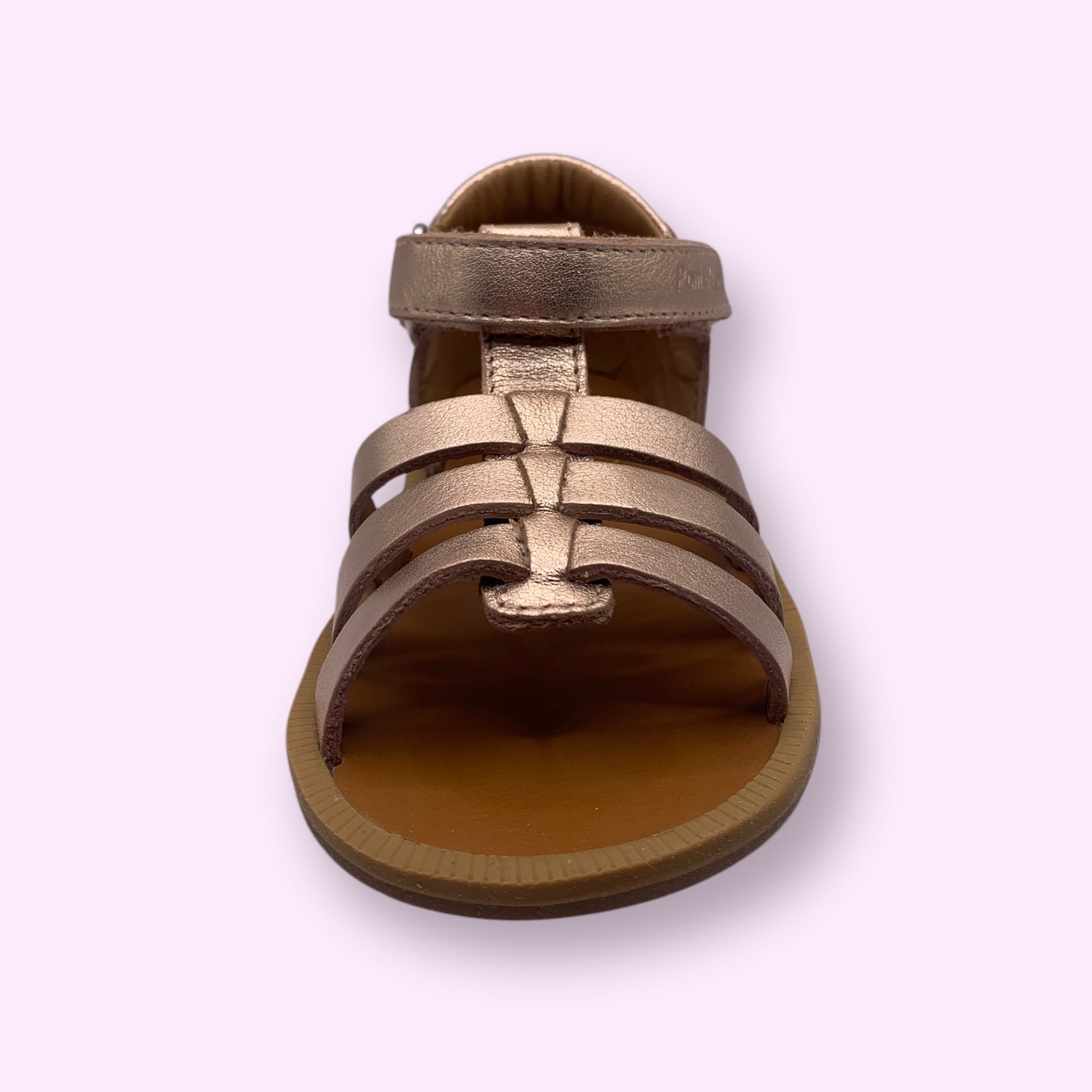 Pom d’Api - sandaal goud velcro