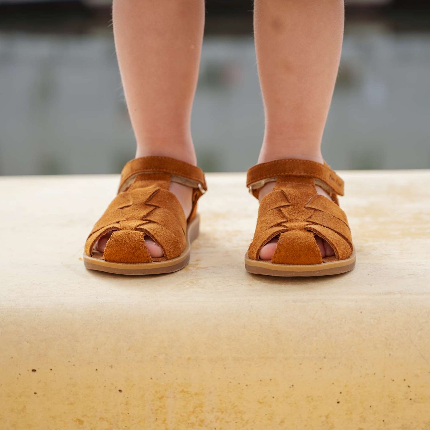 Sandaal Kinderschoen Pom d'Api Camel Velcro