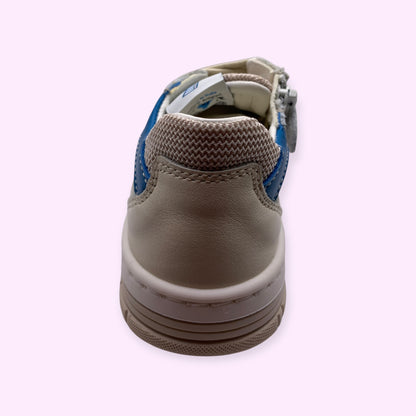 Ocra - sneaker blauwe strepen