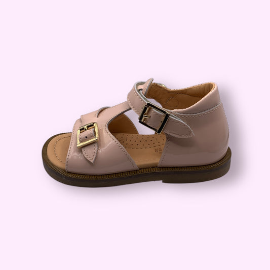 Ocra - sandaal roos velcro