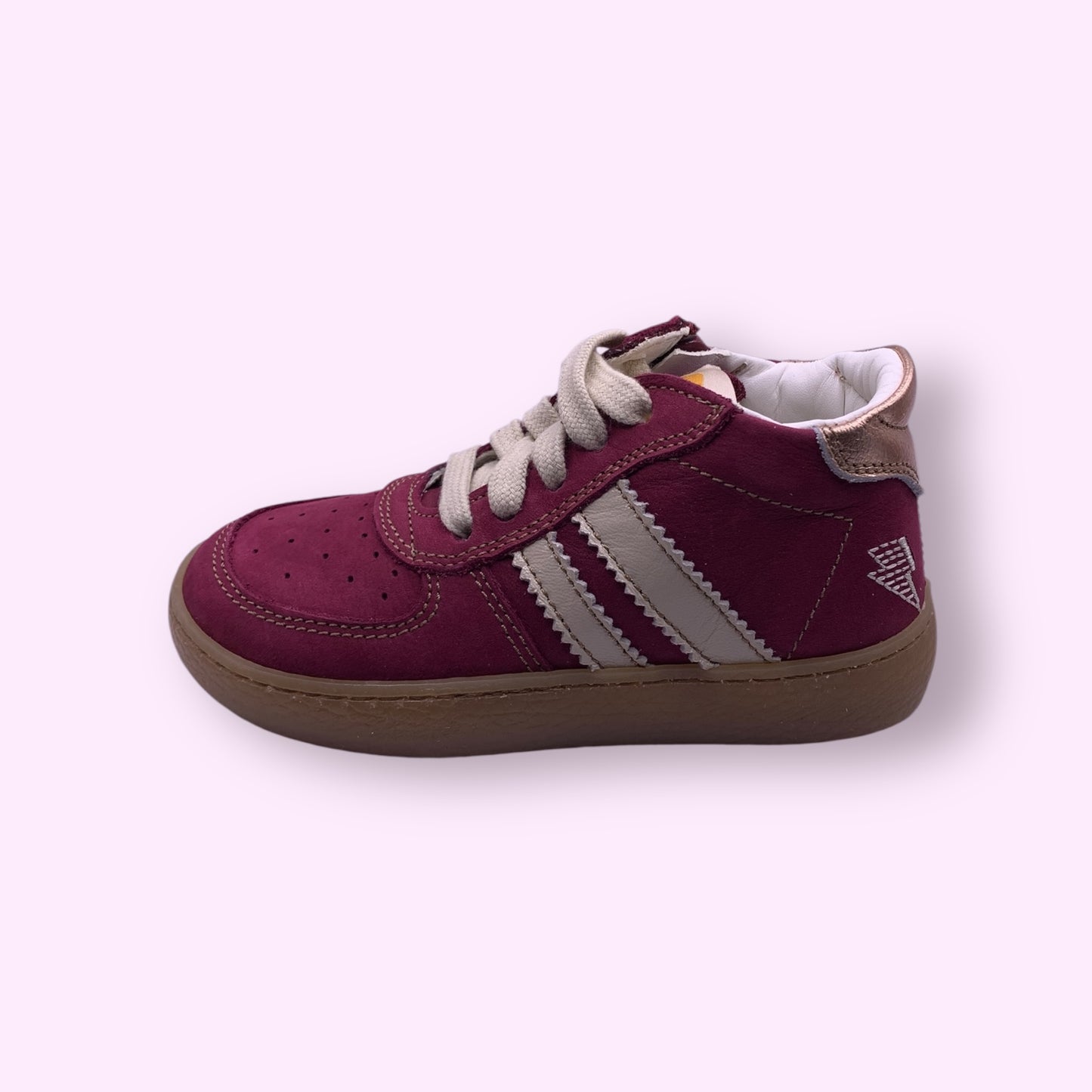 Ocra - sneaker roos strepen hoog