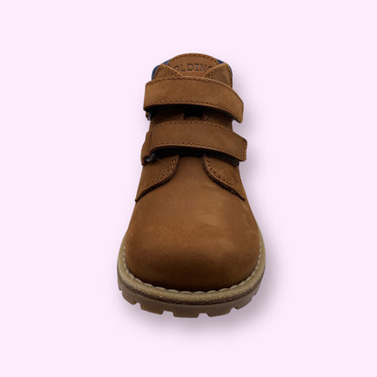 Poldino - bottine camel velcro