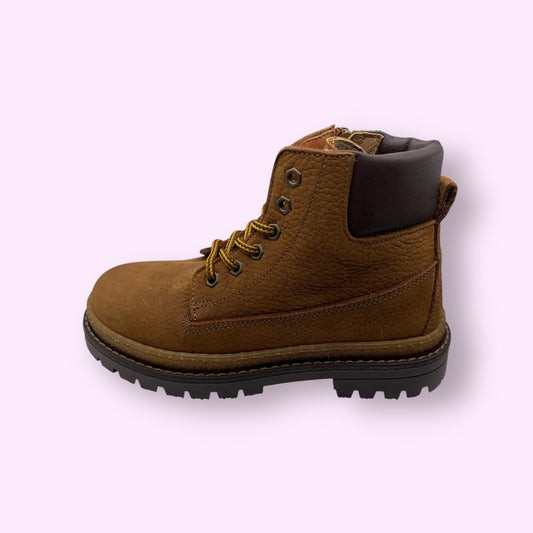 Poldino - bottine camel rits