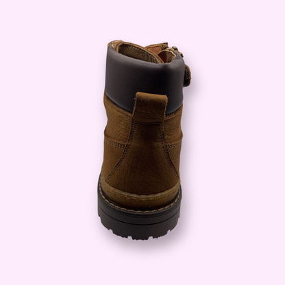Poldino - bottine camel rits