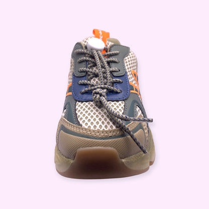 Naturino - sneaker wave groen/oranje
