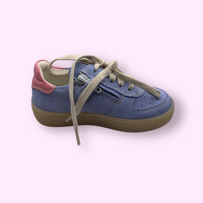 Ocra - sneaker strepen blauw/roos