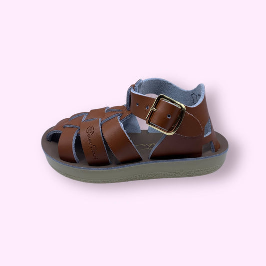 Salt water - shark sandaal tan