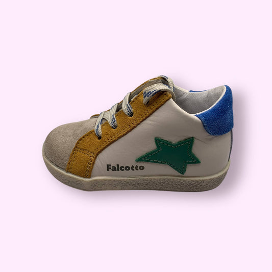 Falcotto - sneaker ster blauw