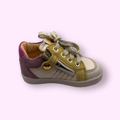 Ocra - sneaker roos/geel