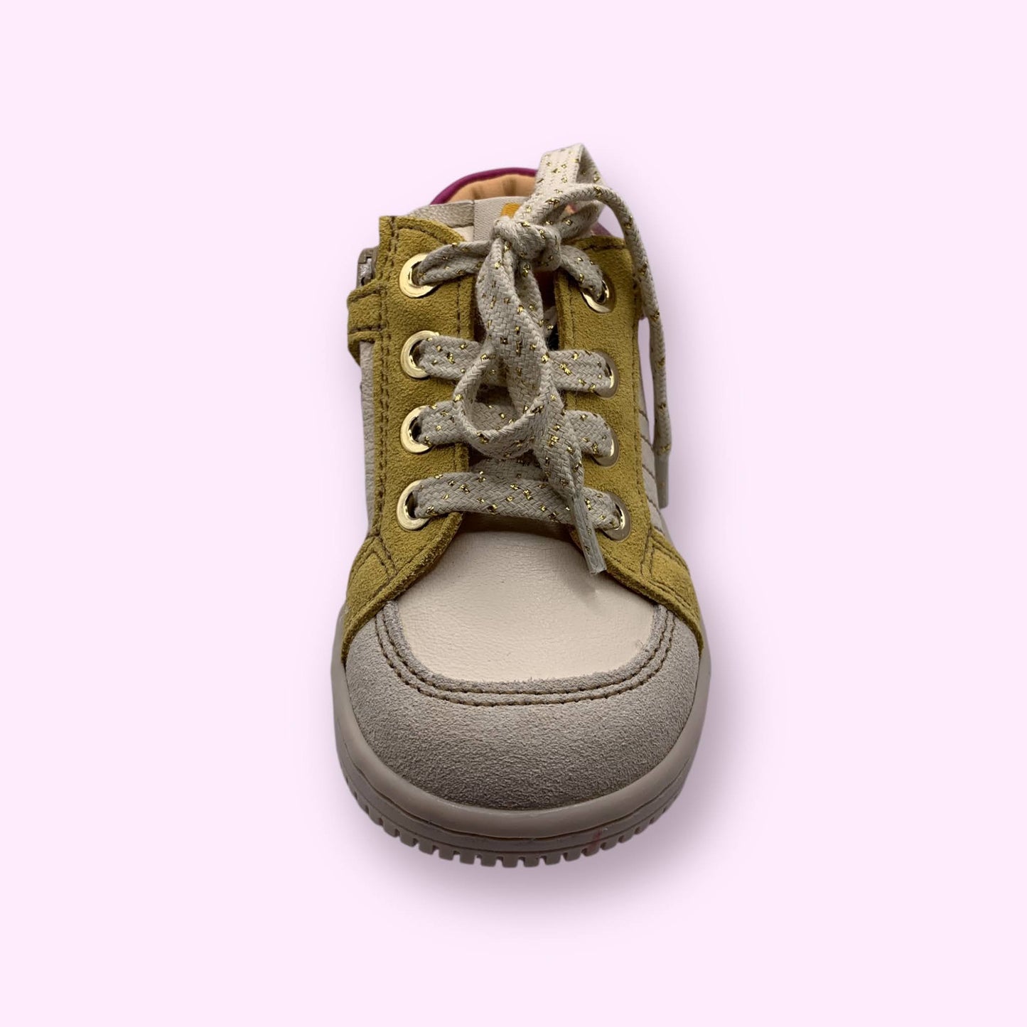 Ocra - sneaker roos/geel