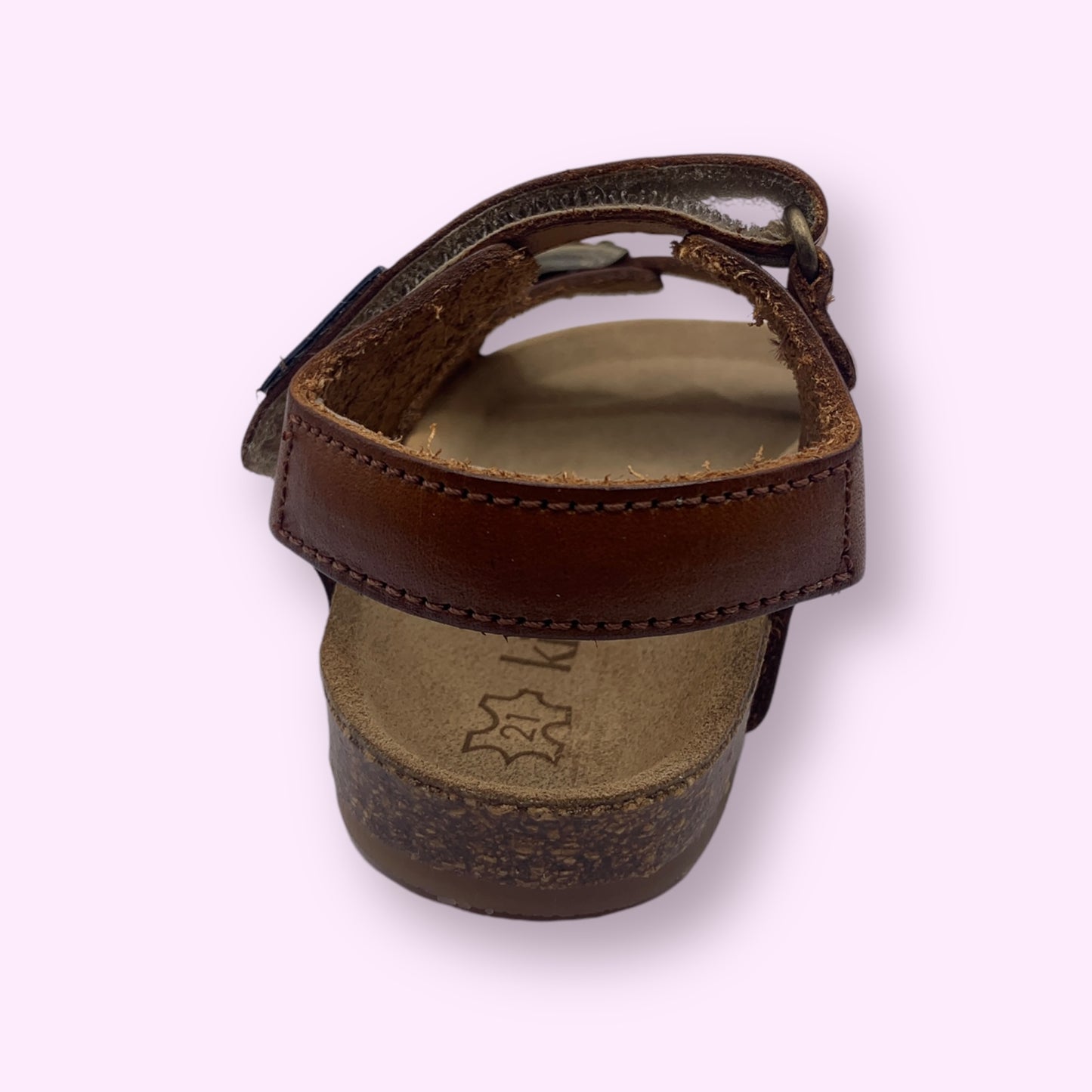 Kipling - sandaal camel velcro