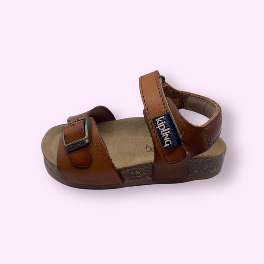 Kipling - sandaal camel velcro