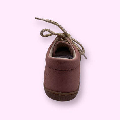 Naturino - 1e schoentje roos glitterveters