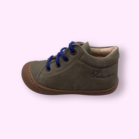 Naturino - 1e schoentje groen nubuck
