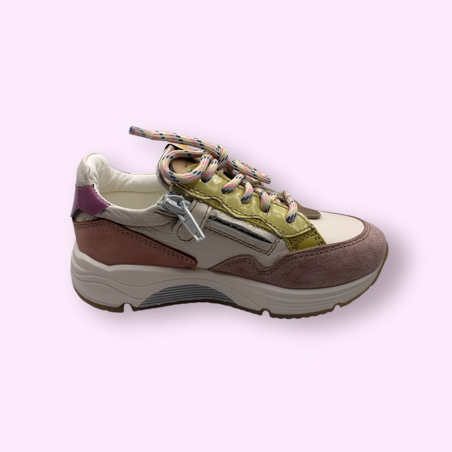 Ocra - sneaker dikkere zool roos