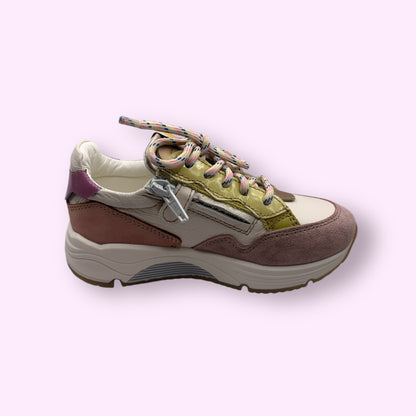 Ocra - sneaker dikkere zool roos